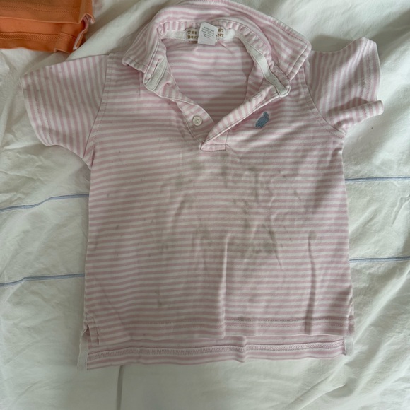 The Beaufort Bonnet Company Colorful Polo Trio - Orange, Pink, Green - PLAY - Picture 5 of 10